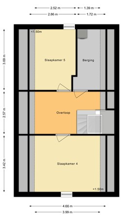 Floorplan - De Groendijck 18a, 3465 JB Driebruggen